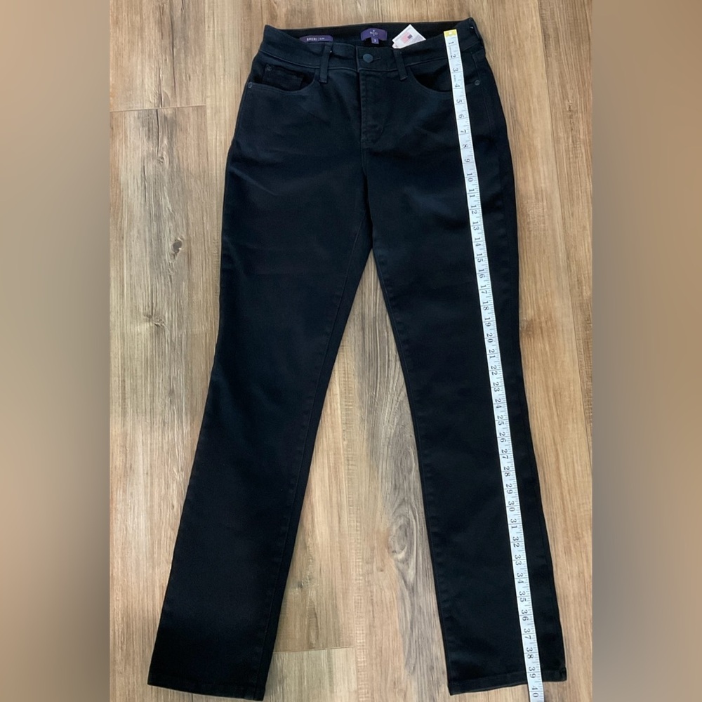 NYDJ Sheri slim black skinny jean size 2